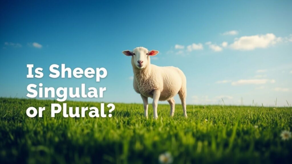 Is Sheep Singular or Plural?