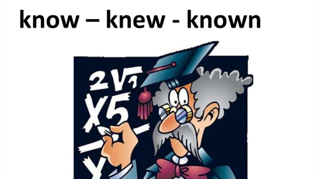 Past tense of know