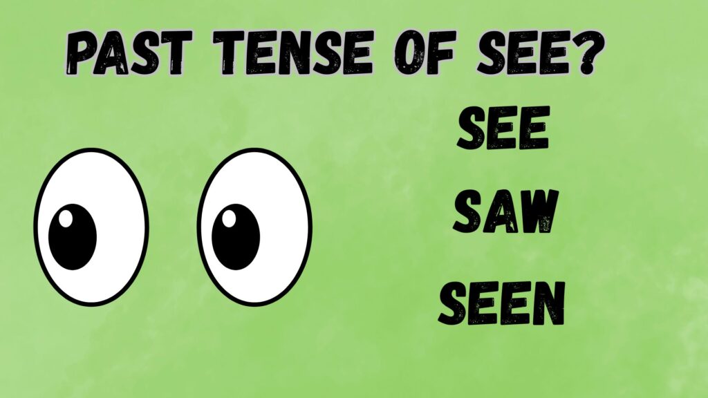 Past tense of see
