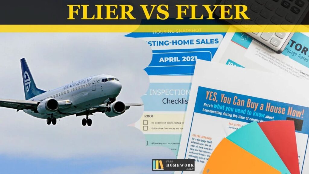 Flyer or Flier