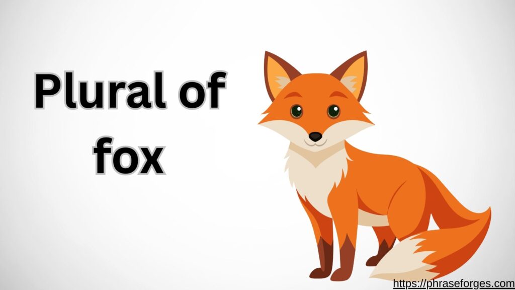 Plural of fox