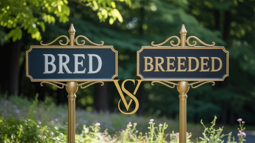 Past Tense of Breed