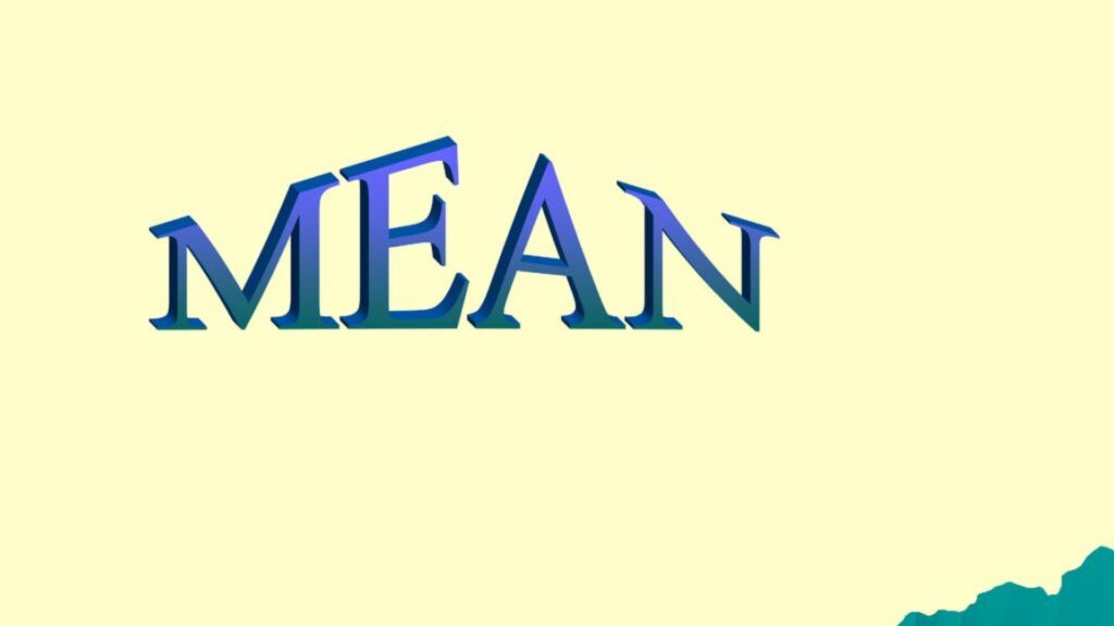 Past Tense of Mean