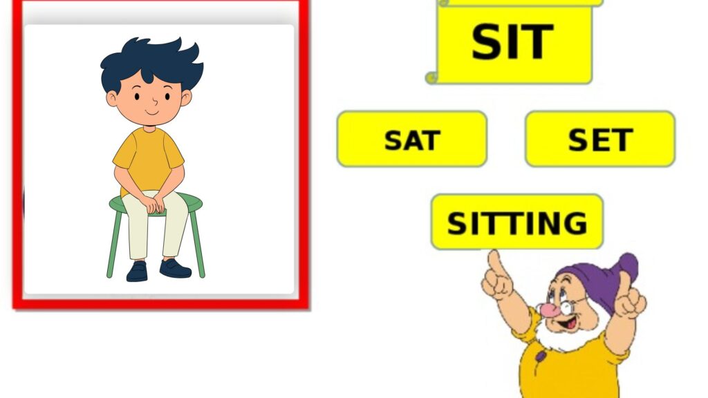 Past tense of sit