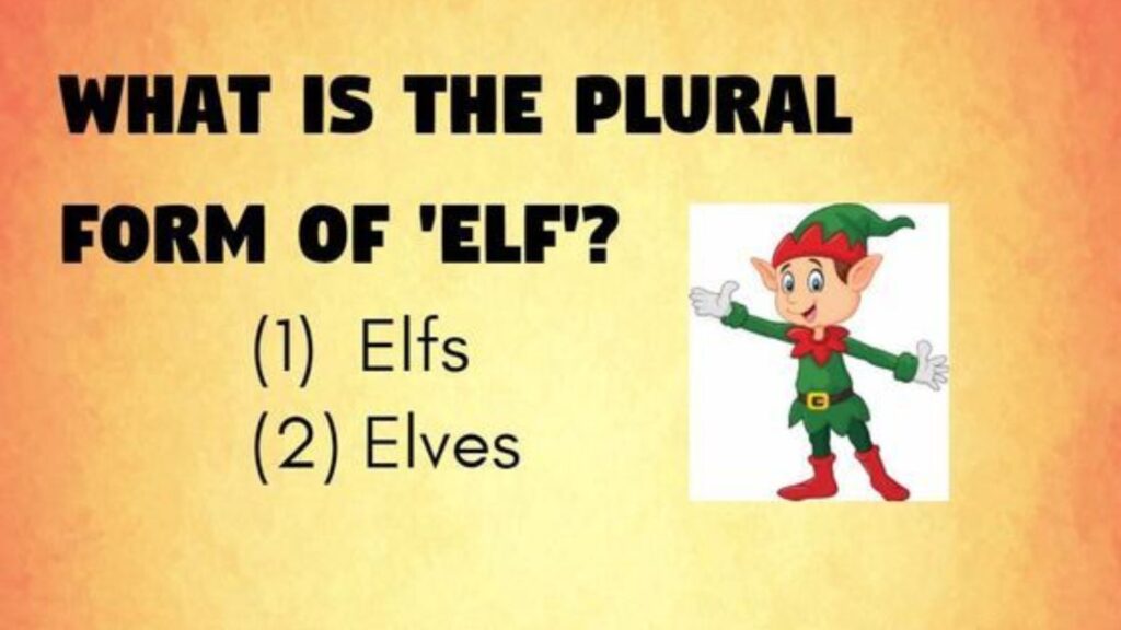Plural of Elf