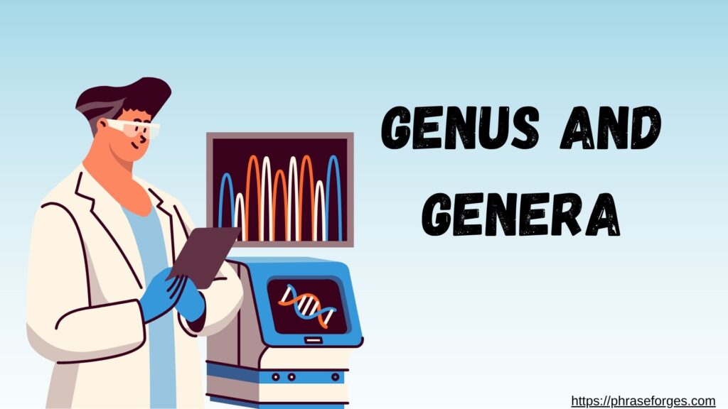 Plural of Genus