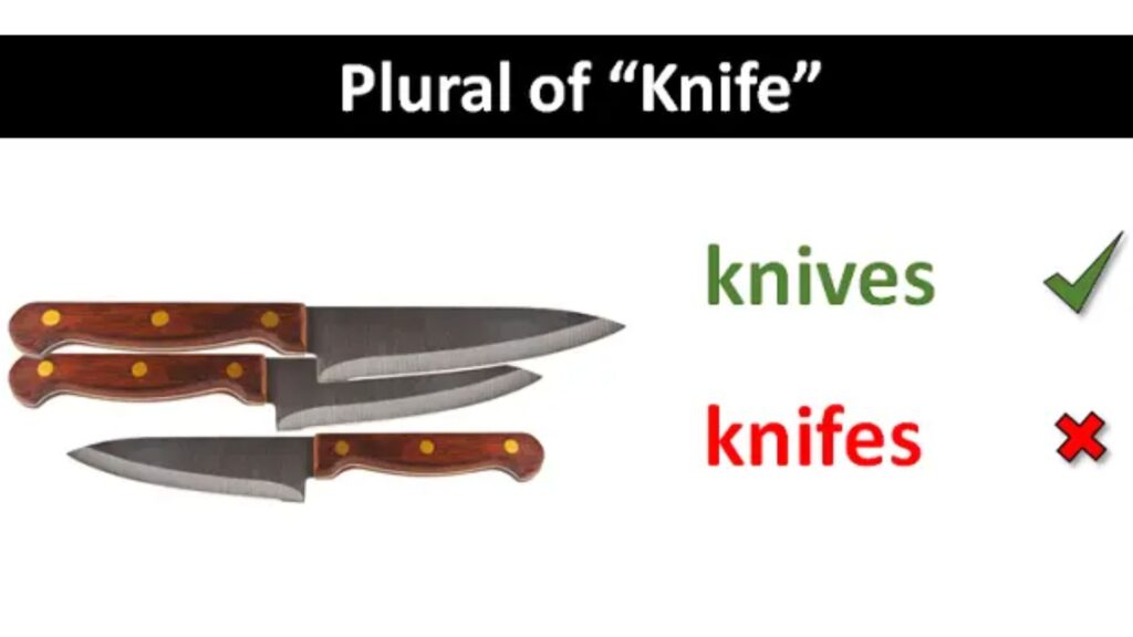 Plural of Knife