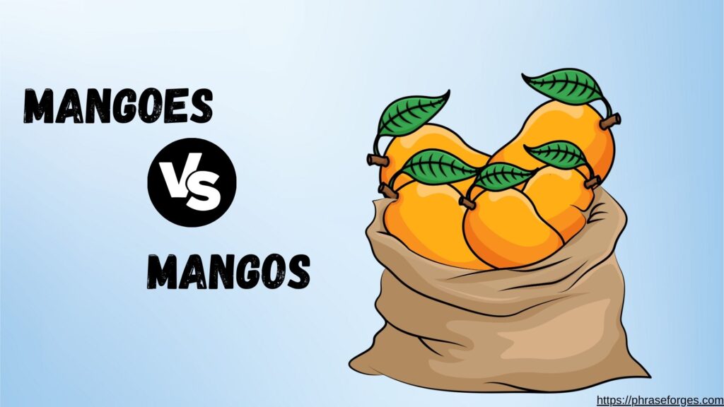 Plural of Mango