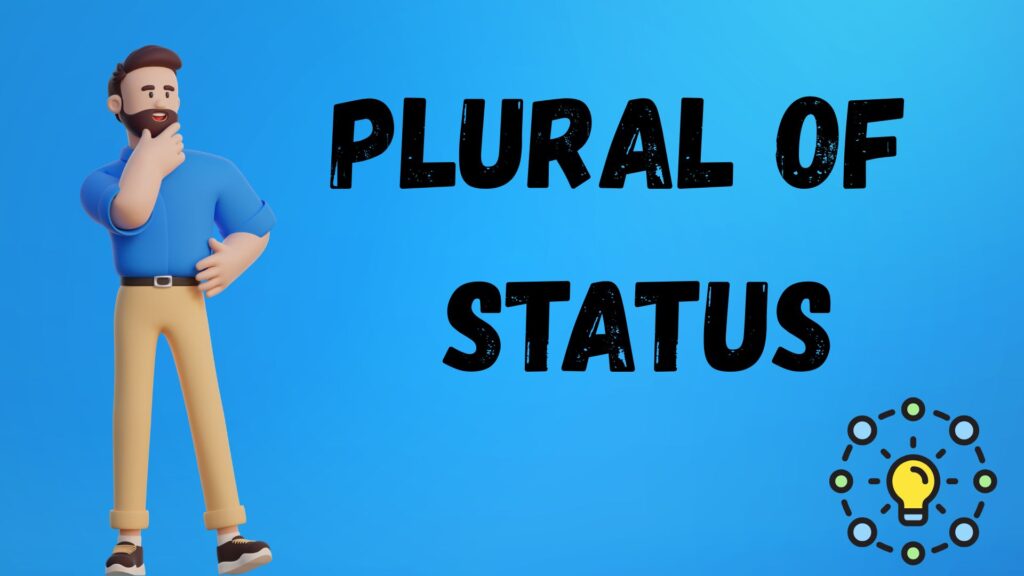 Plural of Status