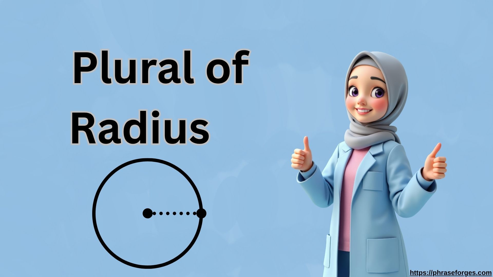 Plural of Radius
