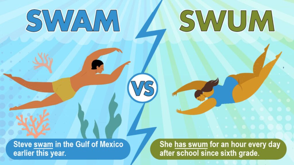 Swam or Swum