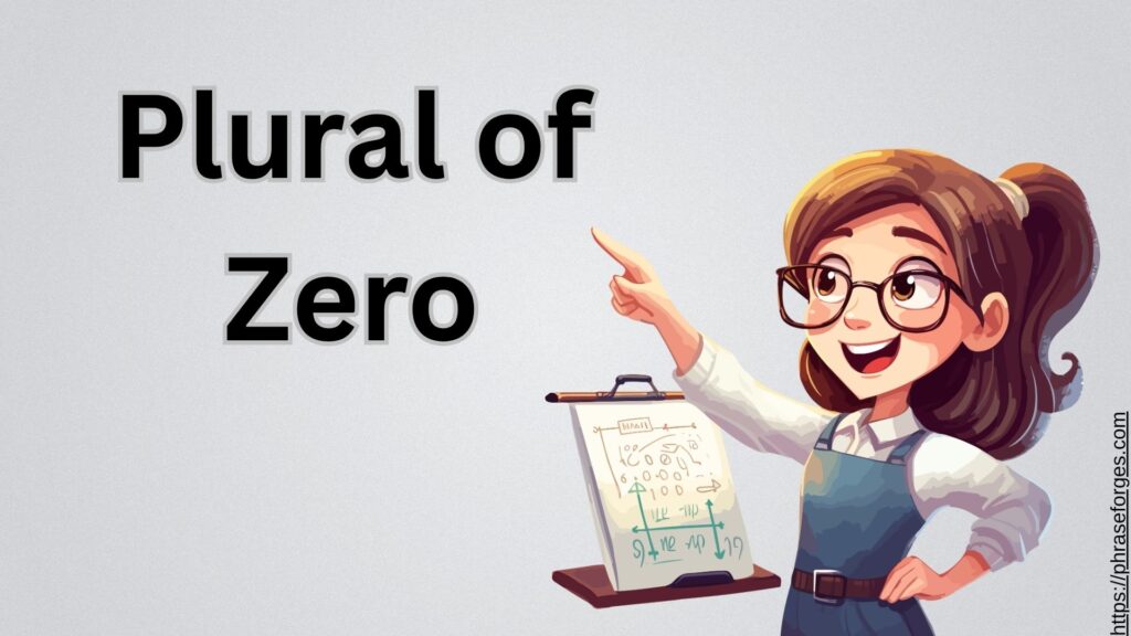 plural of zero