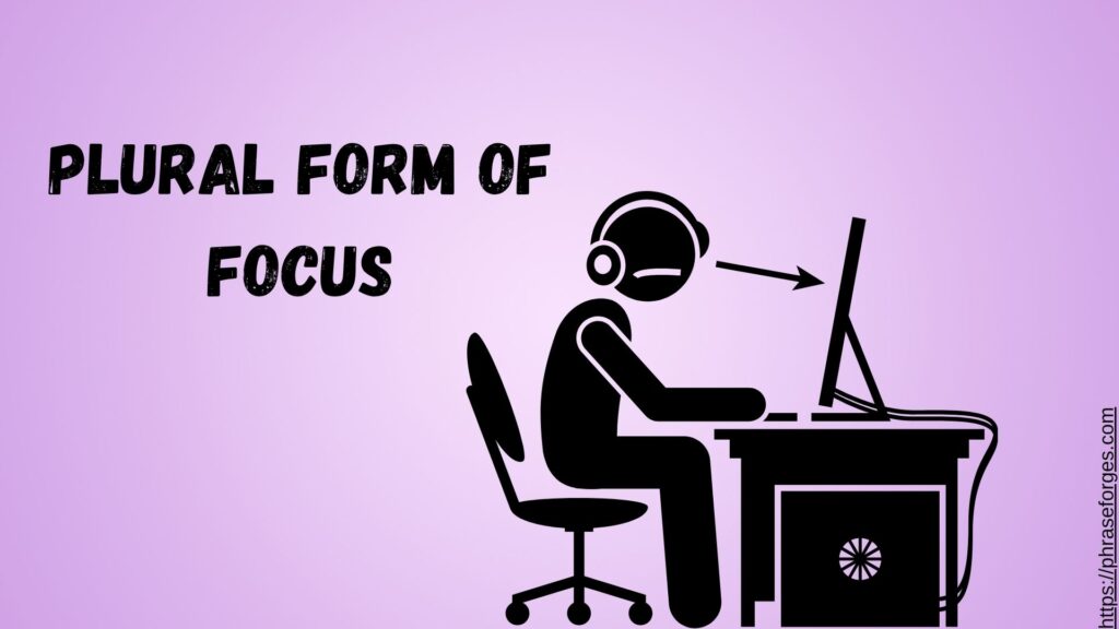 Plural of Focus