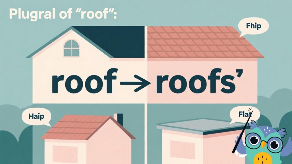 Plural of Roof