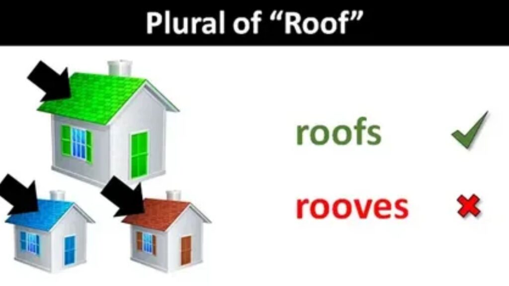 Plural of Roof