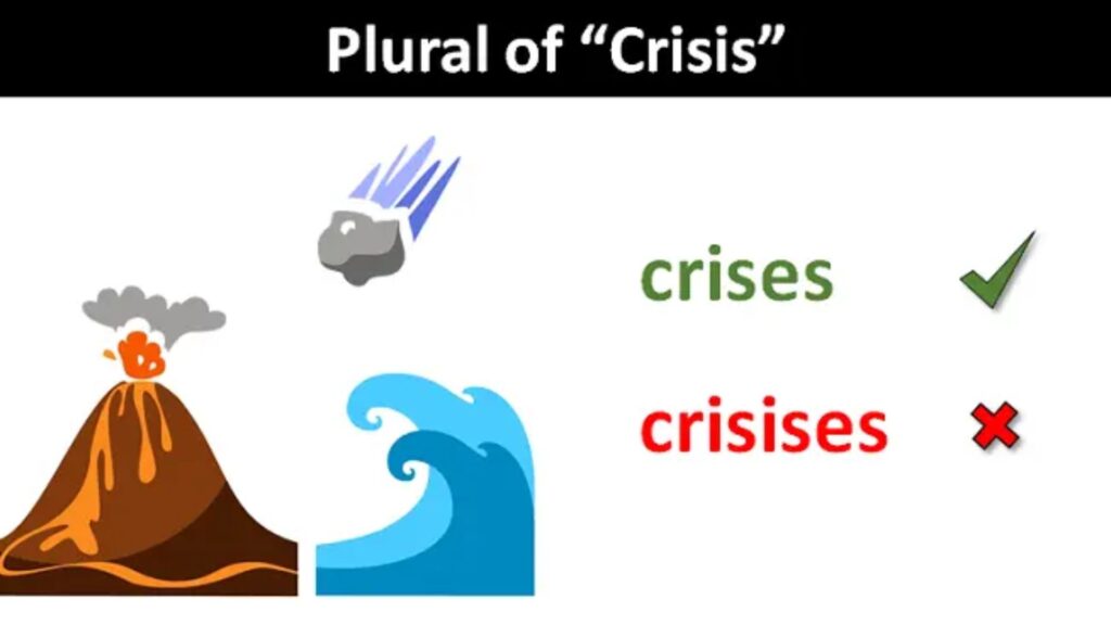 plural of crisis